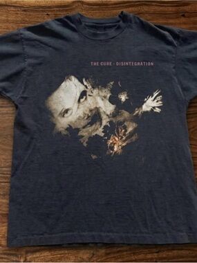The Cure Disintegration Graphic Tee T-Shirt- Black